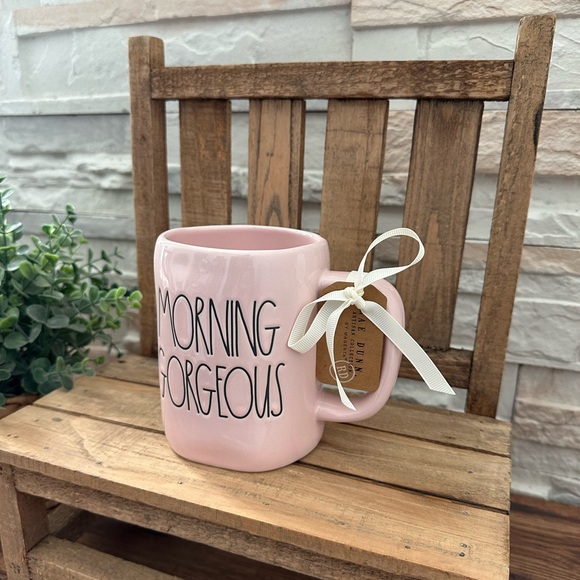 🆕 Rae Dunn | "MORNING GORGEOUS" Pink Mug! - Picture 3 of 9